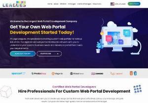 Custom Web Portal Development Company | Logo Leagues - We offer custom web portal development services from experts in the field. We provide different types of enterprise portal development services.