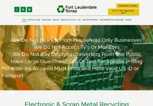 electronic recycling scrap - Depend on us for the most convenient and environmentally friendly electronic scrap recycling in Broward County, FL, and beyond. At Fort Lauderdale Scrap, we accept an impressive and extensive list of goods for recycling.
