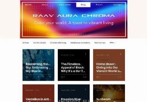 Raav Aura Chroma - Raav Aura Chroma (RAC) is a color-focused blog platform dedicated to exploring and disseminating the power and impact of color on our daily lives. We delve into a multitude of areas like home decor, lifestyle, wellness, technology, and art, all through the lens of color. Our mission is to inspire both minimalists and maximalists alike, helping them incorporate color into their lives in a meaningful and efficient way. RAC operates through ad revenues, potential partnerships, and possibly...