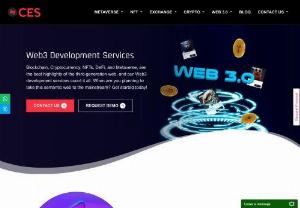 Web3 Development Services | Web3 Development Company - CES - Our Web3 development services assist entrepreneurs in building and designing applications on top of cutting-edge technologies, such as blockchain, NFT, VR/AR, etc.