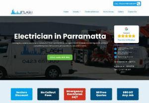 Electrician Parramatta - Flash Electrical - Looking for a reliable electrician in Parramatta? Visit Flash Electrical, Our expert Electrician team provides top-notch service at competitive prices. Call us now to get your electrical problems solved.