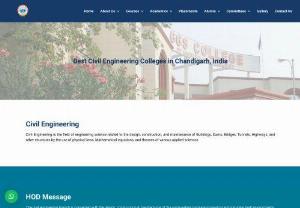 Civil Engineering Courses Colleges in Chandigarh, Mohali Punjab - GGS College of Modern Technology is one of the best civil engineering colleges in Kharar. With a strong emphasis on practical learning, it offers state-of-the-art facilities and experienced faculty. The college focuses on equipping students with the skills and knowledge required for a successful career in civil engineering, making it a top choice for aspiring engineers in the region.