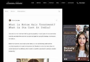 Botox Hair Treatment - Hair botox is a deep conditioning hair treatment that intensely repairs damaged and broken fragile hair ends. The damage could be due to a number of factors, the major one being chemical treatments or repeated use of heating tools.