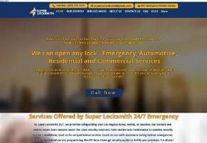 Super Locksmith Los Angeles - Super Locksmith is a reliable and trusted mobile locksmith service provider in Los Angeles, CA. Our experienced technicians offer a full range of locksmith services, from emergency lockouts to lock installations and repairs. We understand the importance of keeping your property secure and strive to provide fast, efficient and affordable services. Our value proposition includes quick response times, high-quality workmanship, and exceptional customer service.