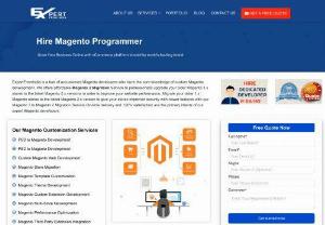 Hire Magento Developer For Rapid and Exceptional Results - Are you looking for proficient, certified Magento developers for your eCommerce store? Our experts are ripe at providing robust yet scalable solutions destined to increase sales, enhance user experience, and accelerate growth.