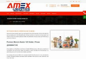 Packers Movers Sector 120 | Noida Get Charges @9990847120 - Amex Logistics are Top Packers and Movers in Sector 120 Noida pricing is the most competitive in the business. We are the Best Packers and Movers in Sector 120 Noida with the execution of a satisfactory service for the client and complete availability.  Our Comapny there are no hidden fees. Customers benefit from the amount of care and attention to detail provided by Packers and Movers Sector 120 Noida, which ensures a safe, economical, and stress-free move.