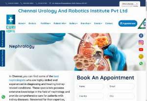 Best Nephrologist Chennai | Nephrologist Near Me | Curi Hospital - Are you in search of the best nephrologist in Chennai? Look no further! Nephrology is a specialized medical field that focuses on the diagnosis, treatment, and management of kidney-related disorders. A skilled nephrologist possesses extensive knowledge and expertise in addressing conditions such as kidney failure, hypertension, kidney stones, and more. In Chennai, you can find highly qualified nephrologists who offer personalized care, advanced treatment options, and compassionate...