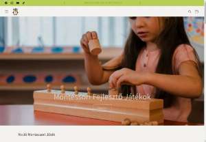 Jen Toys - Montessori Wood Game, developmental educational game for small children. Best Prices For Montessori Toys. Shipping to EU