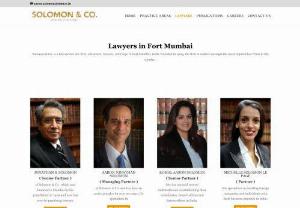 Top Lawyers Law Firm In Fort Mumbai, India - Consult top-notch lawyers in Fort Mumbai and Pune. Solomon & Co. is a full-service law firm, advocates, lawyers, attorneys in Fort Mumbai, India Founded in 1909, the firm is ranked amongst the most reputed law firms in the country. Call us to discuss your case.