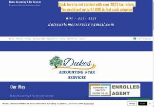 Dukes Accounting & Tax Services - We are an accounting firm specializing in accounting, tax, and bookkeeping services to individuals and small businesses.