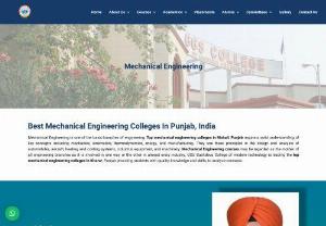 top mechanical engineering colleges in Punjab - GGS College of Modern Technology stands among the top mechanical engineering colleges in Punjab, India. With a strong emphasis on practical training and industry exposure, it equips students with the necessary skills and knowledge to excel in the field. State-of-the-art labs, experienced faculty, and industry collaborations ensure a holistic learning experience for aspiring mechanical engineers.