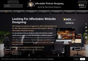 Affordable Website Designing - Affordable Website Designing. Since the year 2000 We have developed custom powerful website designs, Whether you need to create a new website, enhance or modify your existing website, we have the expertise and experience to help you bring the world to your business. We are committed to provide high-quality and cost-effective solutions for all your website design and development needs.