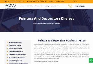 Painters and Decorators Chelsea - Our painting and decorating Chelsea team collaborates with national building companies to help finish new built houses during the second repair phase of development. We offer flexible and adaptive new build decorating services.