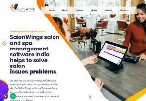 best salon management software in india - Salonwings is the most demanding hair and beauty salon software available in India, situated in ludhiana, punjab,india. All-in-one software that is simple to use and includes appointment booking, billing, SMS, inventory management, employee commission and enquiry for beauty salons, barbershops, hair salons, luxury salons, nail salons, and beauty parlours.