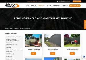 FENCING PANELS AND GATES IN MELBOURNE - If you require fencing panels in Melbourne, then look no further than Marco Sheet Metal Flashings & Products. Our wide range of fencing and gates fits all fencing needs, be it a boundary fence, picket fence or pool fence.