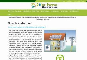 Solar Power Plant Consultancy Service in Ahmedabad, Gujarat - Grace renewable energy is an ISO 9001, ISO 14001 and OHSAS 18001 accredited company and we source only the highest quality solar power systems from Tier 1, modern manufacturing facilities around the world Solar Power Plant Consultancy Service in Ahmedabad