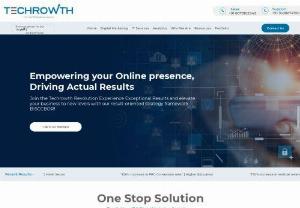 Techrowth - The best IT and Digital Marketing company in Bangalore - Techrowth is a IT and Digital Marketing company where they mainly focus on Digital Marketing, Graphic design, E-commerce, content ,website development ,It management and quality testing. Techrowth is the best Digital Marketing company in Bangalore