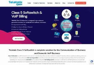 Difference between Class 5 softswitch and Softswitch - Teletalk Class 5 Softswitch is complete solution for the Communication of Business and Domestic VoIP Business