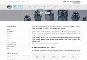 Forged Threaded Fittings Stockists in India - We are manufacturers, suppliers & exporters of Forged Threaded Fittings in India, dubai, mexico, saudi arabia, qatar, kuwait, oman, mumbai, Iraq