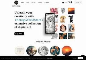 TheDigiWorldStore - We are a digital design marketplace offering a wide range of pre-made digital assets, including clipart, coloring pages, digital papers, stickers, wallpapers, and mockups. We also offer guides and provide custom order service to our customers.