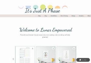 Lunar Empowered - Personal empowerment through moon rituals, tarot readings, reiki, journaling, and daily planning! We have a variety of products and services available to best help you on your personal development journey. Serving clients both virtually and in person. In person is by appointment only.
