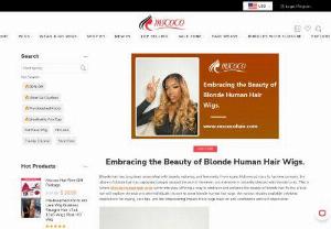 Embracing the Beauty of Blonde Human Hair Wigs. - From iconic Hollywood stars to fashion runways, the allure of blonde hair has captivated people around the world. However, not everyone is naturally blessed with blonde locks. This is where blonde human hair wigs come into play, offering a way to embrace and enhance the beauty of blonde hair.