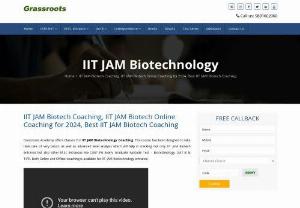 IIT JAM Biotech Coaching in Delhi | Best IIT JAM Biotechnology online Coaching - IIT JAM Biotechnology Coaching in Delhi, Best IIT JAM Biotech online Coaching, Best IT JAM Coaching in India. Call +91-9650401888 for IIT JAM Preparation for Biotechnology