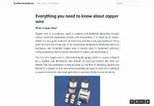 Everything you need to know about copper wire - Copper wire is a conductor used to transmit and distribute electricity through various electrical appliances, circuits, and components. It is made up of copper, which is a very good conductor of electricity, and has a very long history of being used for electrical wiring due to its exceptional conductivity, flexibility, corrosion resistance, and reliability. Copper wire is mostly used in household electrical wiring, generators, transmission lines, electric motors, and transformers.