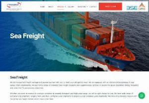 Sea Freight Forwarder - Transvoy Logistics is an expert in sea freight forwarding and has years of experience in international freight forwarding services.