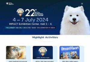SmartHeart presents the 21st Thailand International Dog Show 2023 - Open the door to the world of the four-legged friends!  Bring your little buddy to explore this event. SmartHeart presents the 21st Thailand International Dog Show 2023. A dog lover's paradise! Leisurely browse through products and activities specifically made for your dogs! . A truly enjoyable event entirely for your furry friends.  Meet more than 250 leading booths of shops and services,  both Thai and international. From treats and food  to everyday products for your dogs.
