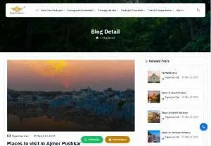 Screenshot of Places to Visit in Ajmer Pushkar