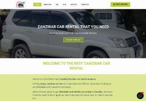 Zanzibar Car Hire - ZanQuick Cars - ZanQuick Cars provides rental vehicles for tourists and locals in Zanzibar. Zanzibar car hire offers a range of vehicles to choose from, all of which are well-maintained and regularly serviced. Zanzibar car hire offers competitive rates, and rentals can be arranged in advance. The cars are always well-maintained and the staff is friendly and helpful. Additionally, the prices are competitive and the service is available 24 hours a day, 7 days a week.