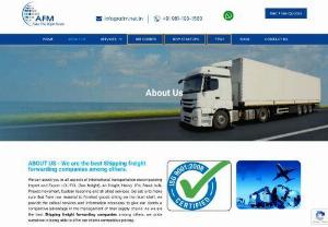 afmcompany - AFM Logistics is one of the leaders in Shipping freight forwarding companies with its services being dispatching the shipment , taking care of the claims of our customers etc.
