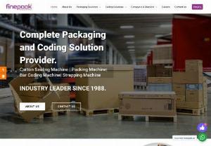 Packing Machine Manufacturer - Fine Pack India Private Limited is firmly entrenched in the packaging and Coding business since 1988. Packing Machine| Sealing Machine & Coding Machine Dealers and Suppliers. Finepack India Provides complete packing and coding solutions at best price.