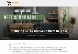 Discover the Top Soundbars in India: Your Ultimate Buying Guide! - Looking to enhance your audio experience with a top-notch soundbar? Look no further! Our comprehensive buying guide showcases the best soundbars available in India. From immersive sound quality to sleek designs, we've carefully curated a list of soundbars that will transform your entertainment setup. Whether you're a movie enthusiast, a gaming fanatic, or a music lover, our guide will help you make an informed decision. Explore our recommended soundbars and find the...