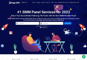Smm Panel India - Looking for an efficient and reliable SMM panel in India? Look no further than Magic SMM. Magic SMM is a leading SMM panel in India that provides a wide range of social media marketing services. With Magic SMM, you can enhance your online presence, boost engagement, and increase your brand's visibility across various social media platforms. Whether you need help with Instagram, Facebook, Twitter, or YouTube marketing, Magic SMM has got you covered.
