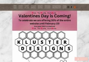 Kluster Designs - Handmade items like jewelry, coasters, and more