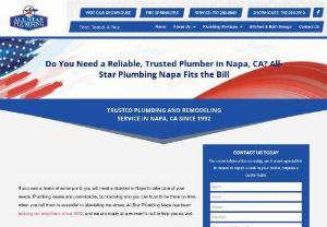 Trusted Plumbers In Napa, CA - Are you looking for Trusted Plumbers in Napa, CA? All Star Plumbing Napa has been right choice for all your plumbing and remodeling needs.