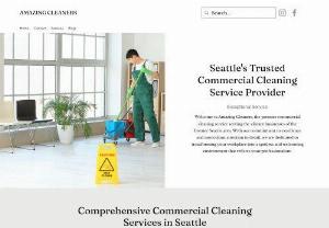Amazing Cleaners - Welcome to Amazing Cleaners, the premier commercial cleaning service serving the vibrant businesses of the Greater Seattle area. With our commitment to excellence and meticulous attention to detail, we are dedicated to transforming your workplace into a spotless and welcoming environment that reflects your professionalism.