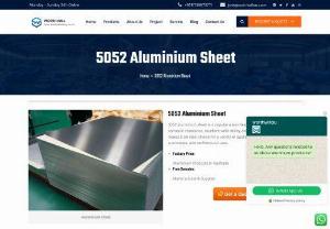 5052 Aluminum Sheet Type - 5000 series- This aluminum sheet is made of magnesium as the main alloying element and has high strength, excellent corrosion resistance, and good formability. It is commonly used in marine and transportation industries.