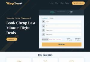 Best Website to Book a Flights with WingsTravo - WingsTravo helps travelers to save money and travel happily. If you want to know more about flight tickets, flight search, reservations online, or book cheap flights