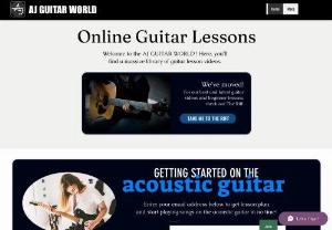 AJ GUITAR WORLD - As a highly acclaimed Guitar Music School, AJ GUITAR WORLD educates students with the skills and experience they need to excel in the industry. Apply today and start building the future of your dreams.  AJ GUITAR WORLD offers online guitar classes so that it can instruct people all over the world.