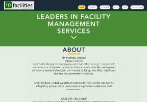 RP Facilities Limited - RP Facilities Limited is a leading facility management company in Lagos, Nigeria