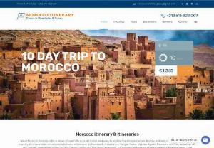 Morocco itinerary - I'm a tour operator in Morocco i do organize tailor made trips all around the country even group tours also I have  10 years of experience in tourism task I have served thousands of clients from around the world I'm so happy that I share my knowledge, my talent, and that history of my country. I always put between my eyes that the customers comfort is my priority I work everyday hard to share the positive energy with my clients and make a happy time together and try to...