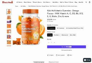 Kids Multivitamin - 16 Essential Vitamins - A great tasting Strawberry flavour that kids love! -Suitable for Vegetarian -Non-GMO -Plant Based -Gluten Free -Lab tested A British Vitamin company fo