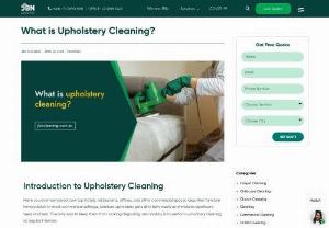 What is Upholstery Cleaning? - Have you ever wondered how top hotels, restaurants, offices, and other commercial spaces keep their furniture immaculate? In most commercial settings, furniture upholstery gets dirty fairly easily and endures significant wear and tear. The only way to keep them from looking disgusting and shabby is to perform upholstery cleaning at regular intervals.