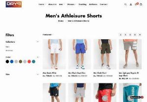 Best Men's Athleisure Shorts | Men Shorts Online | DRYP By Evolut - Stay on-trend and comfortable with our men's athleisure shorts. Perfect for the gym or everyday wear. Browse our latest collection of athleisure shorts and upgrade your wardrobe today