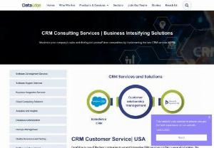 CRM Consulting Services | ERP & CRM Consulting | CRM Services and Solutions | USA - DataEdge is one of the best companies in the United States for providing innovative CRM services to various industries. We built a brand in the United States and other countries by providing niche-specific customer-centric services.