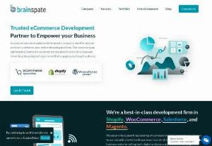 Top eCommerce Development Company - BrainSpate - Boost your online business with BrainSpate, the top eCommerce development company. Enhance sales, user experience, and stay ahead of the competition.