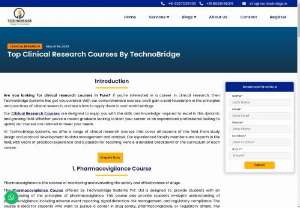 Best Clinical Research Courses in Pune with 100% Placement - Techno Bridge Offers Clinical Research Courses Eligibility in Pune with 100% placement. Get best career, scope, salary, fees, Eligibility in Syllabus | Scope | Career & Salary in Pune and in India. The educational program of the clinical exploration courses is planned by corporate specialists. The course satisfied is planned to satisfy the momentum necessities of the clinical examination industry.